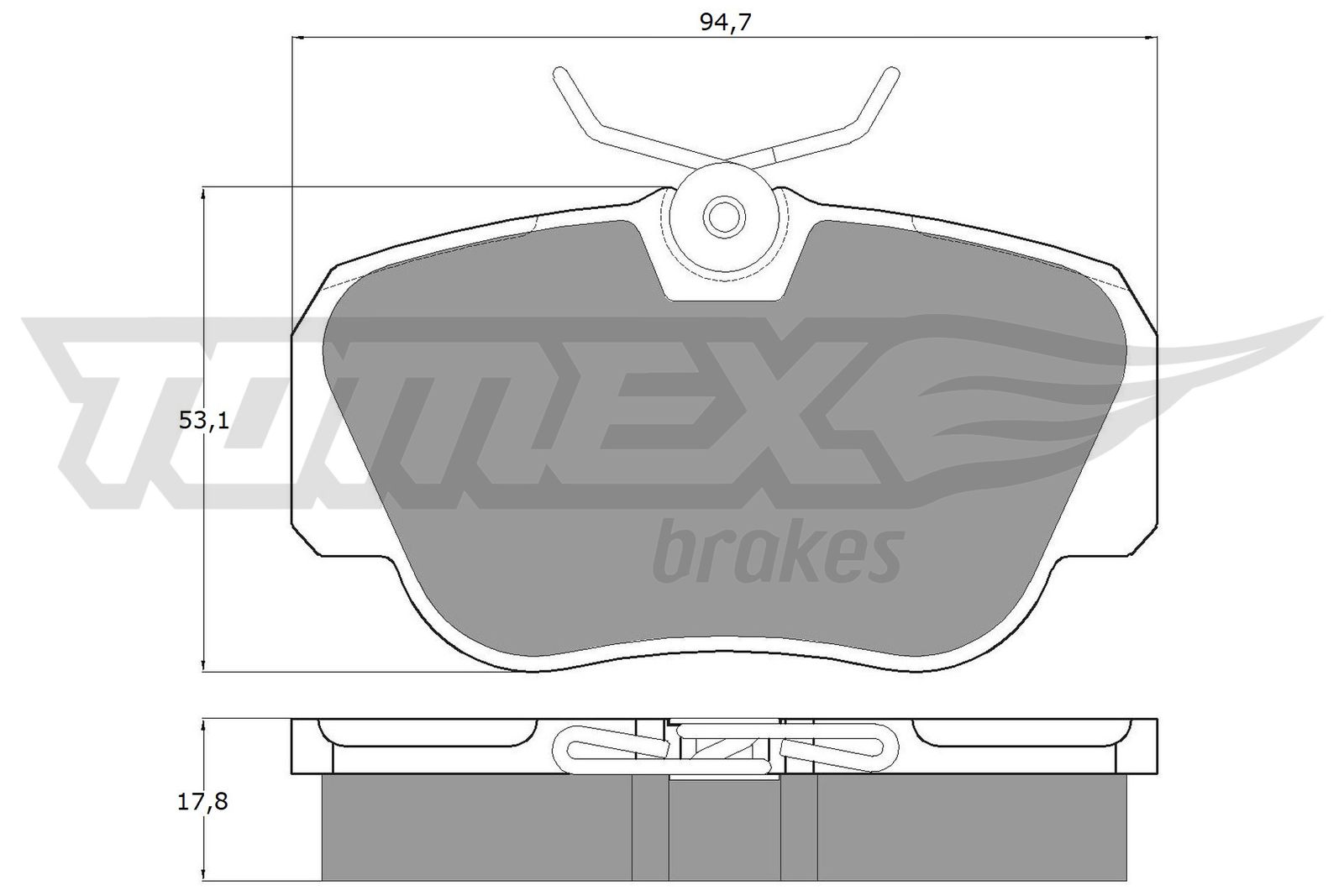 TOMEX Brakes TX 10-38 Sada...